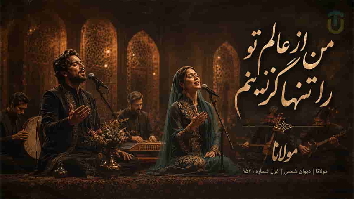 دانلود آهنگ مولانا من از عالم تو را تنها گزینم دانلود آهنگ مولانا من از عالم تو را تنها گزینم