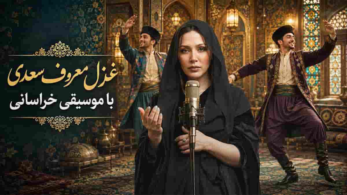 دانلود آهنگ سعدی آن را که میسر نشود صبر و قناعت