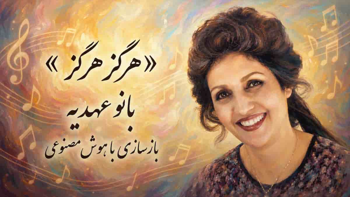 دانلود آهنگ عهدیه هرگز هرگز هرگز بی تو نمی خندم ریمیکس هوش مصنوعی دانلود آهنگ عهدیه هرگز هرگز هرگز بی تو نمی خندم ریمیکس هوش مصنوعی