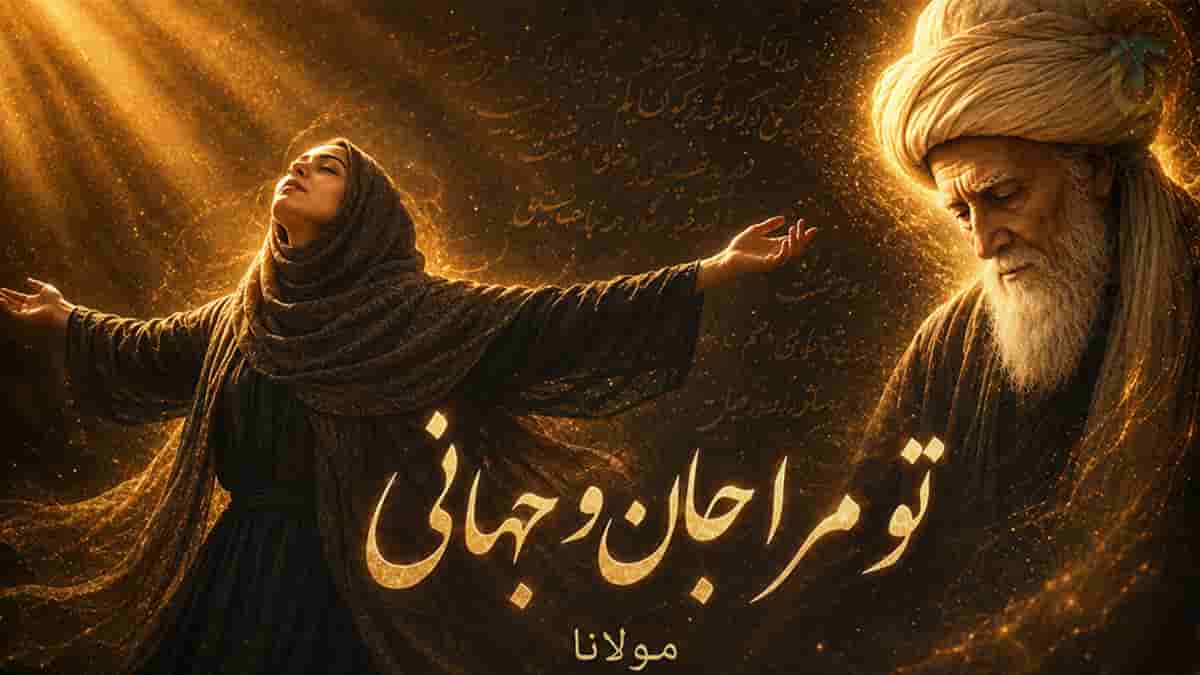 دانلود آهنگ آرام تو مرا جان و جهانی چه کنم جان و جهان را از مولانا دانلود آهنگ آرام تو مرا جان و جهانی چه کنم جان و جهان را از مولانا