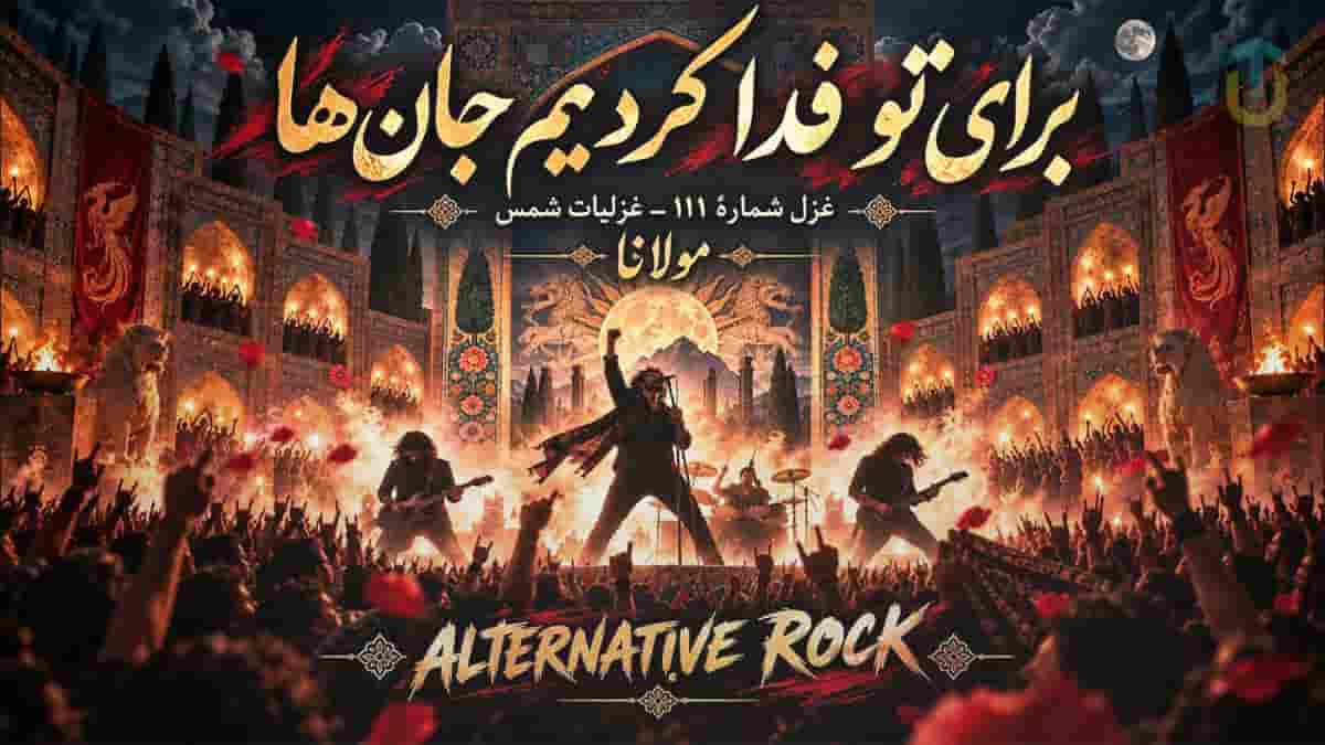 دانلود آهنگ مولانا برای تو فدا کردیم جان‌ ها به سبک راک