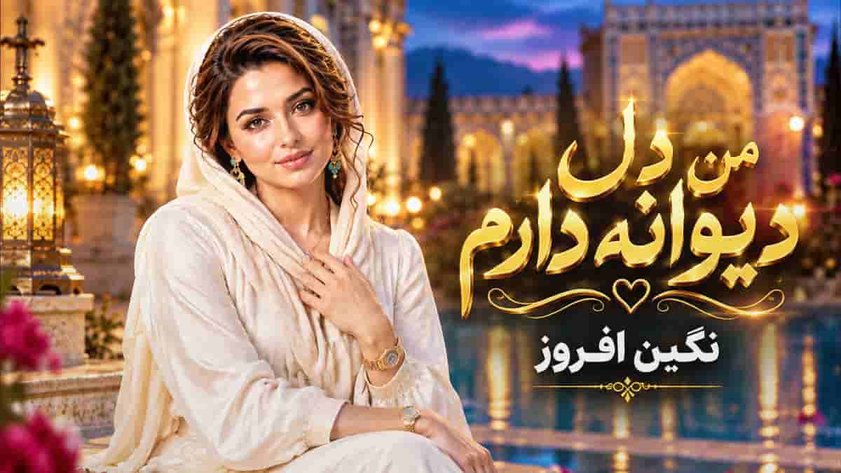 دانلود آهنگ نگین افروز من دل دیوانه دارم که زبون سرش نمیشه