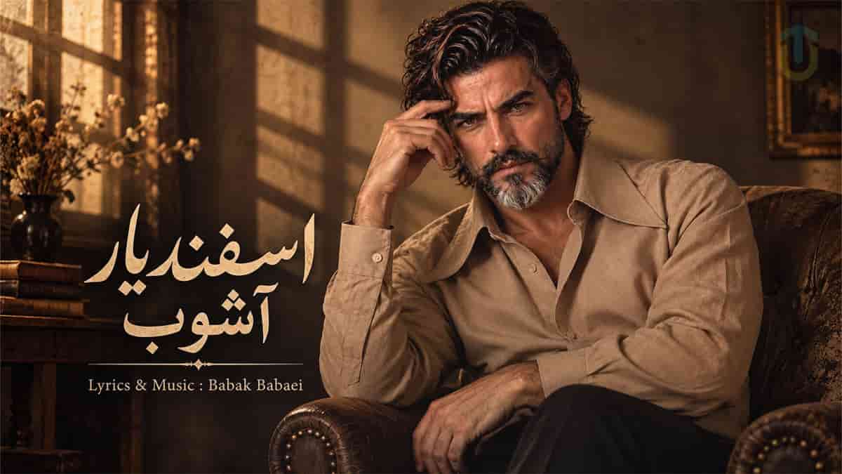 دانلود آهنگ اسفندیار چه آشوبیست در سر من شکسته بال و پر من